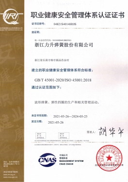 ISO45001职业健康安全管理体系